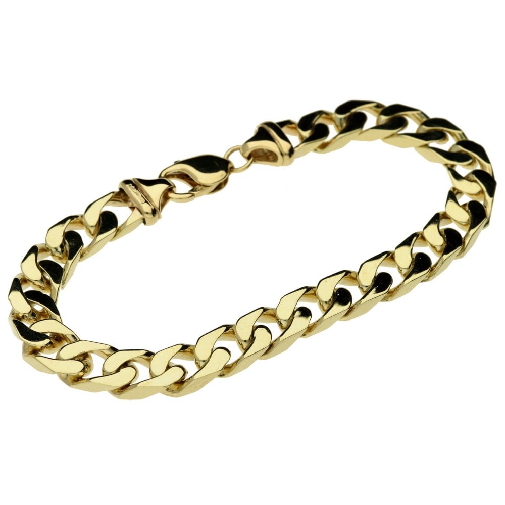 9ct Yellow Gold Curb Bracelet 8.5 inch - 37.0g