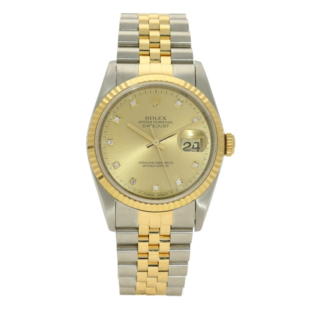 Datejust 16233 - Gents Watch - Diamond Dial - 1991