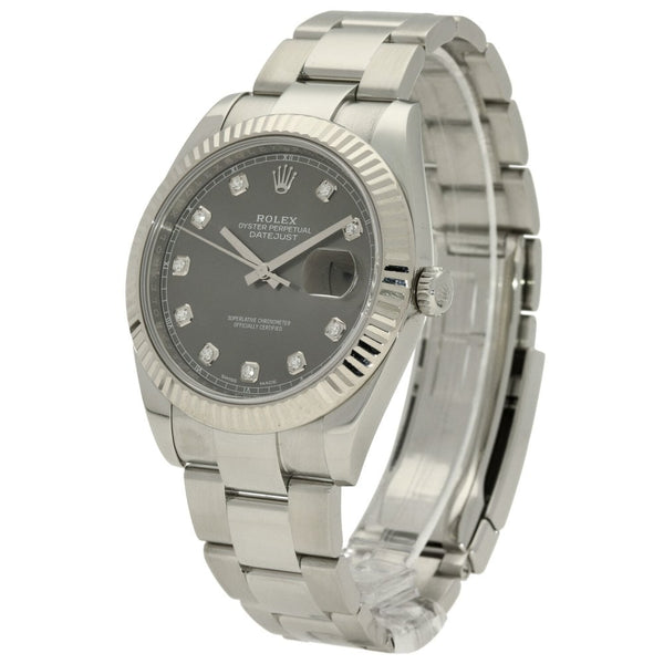 Datejust 41 126334 - Gents Watch - Diamond Dial - 2018