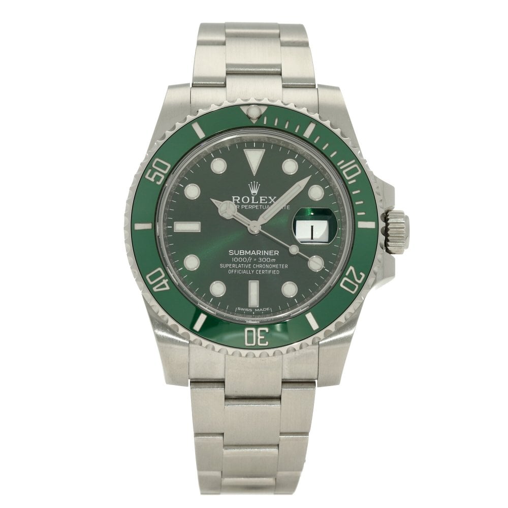 Submariner Hulk 116610LV - Green Dial - 2019