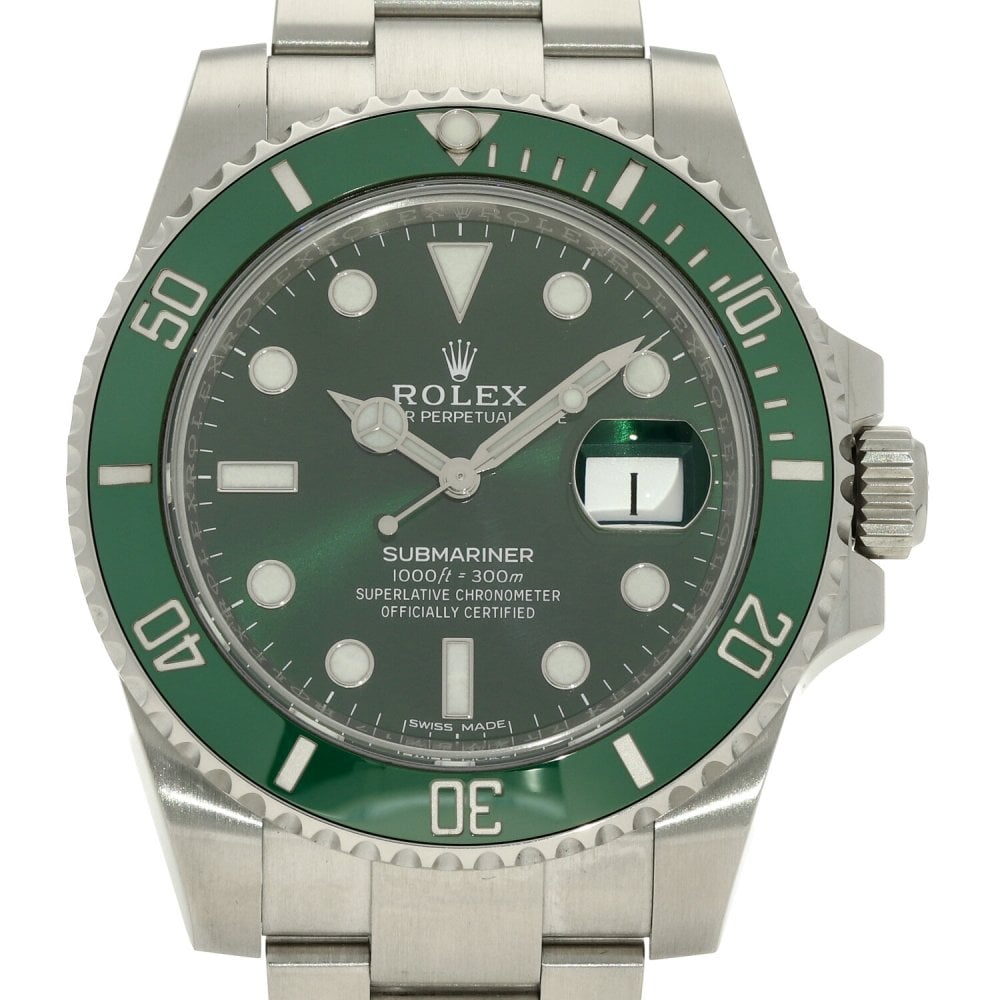 Submariner Hulk 116610LV - Green Dial - 2019