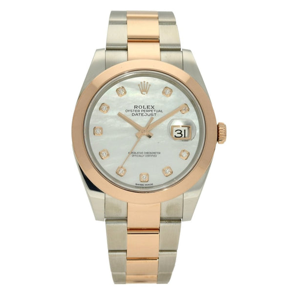 Datejust 41 126301 - Gents Watch - MOP Diamond Dial - 2018