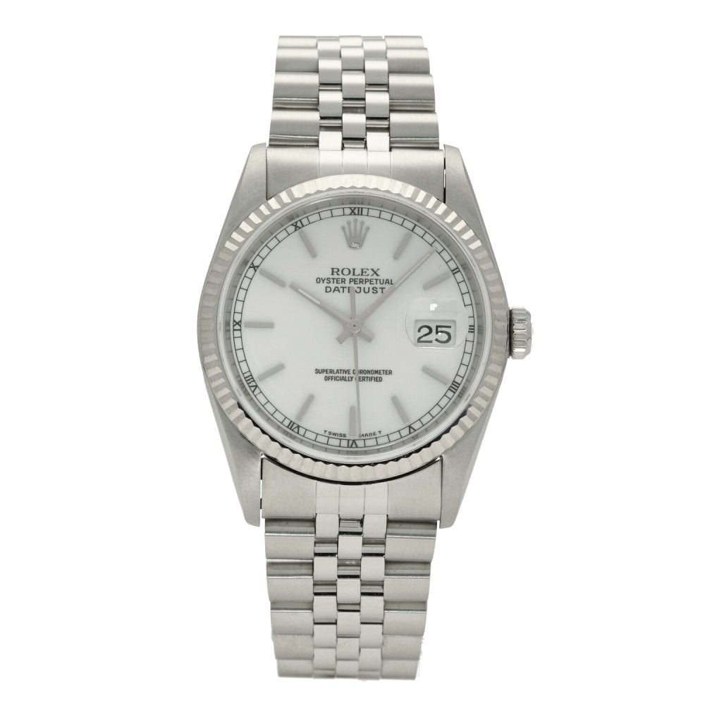 Datejust 16234 - Gents Watch - White Dial - 1997