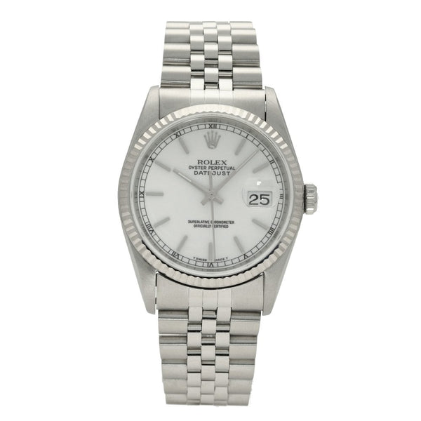 Datejust 16234 - Gents Watch - White Dial - 1997