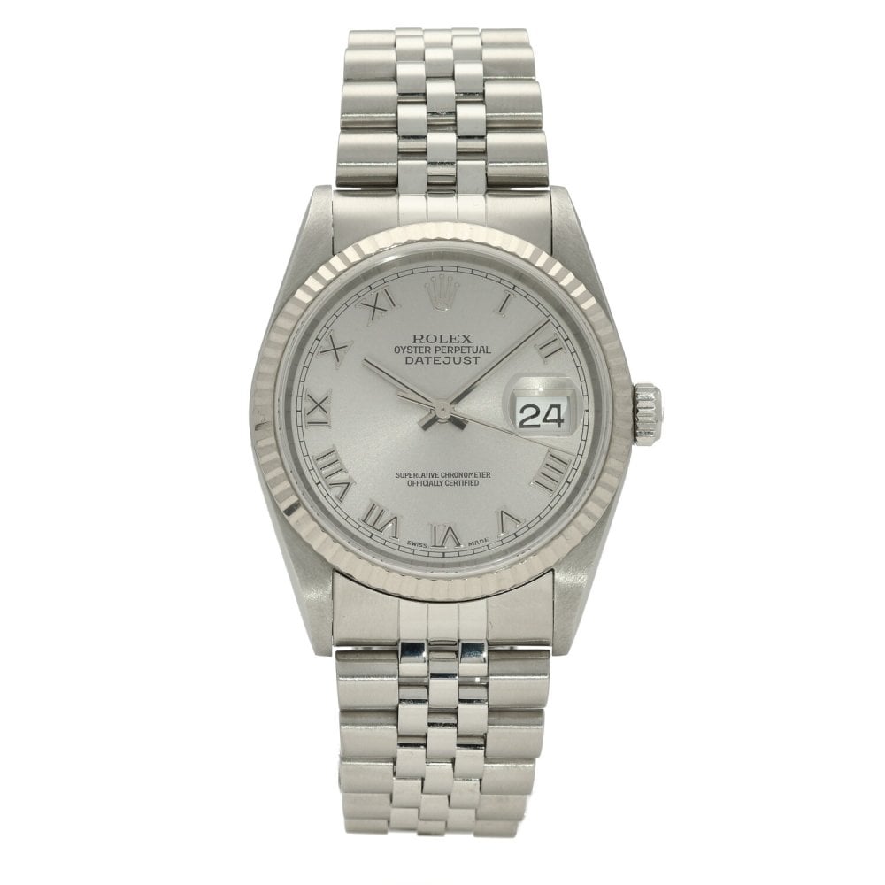 Datejust 16234 - Gents Watch - Silver Dial - 2002