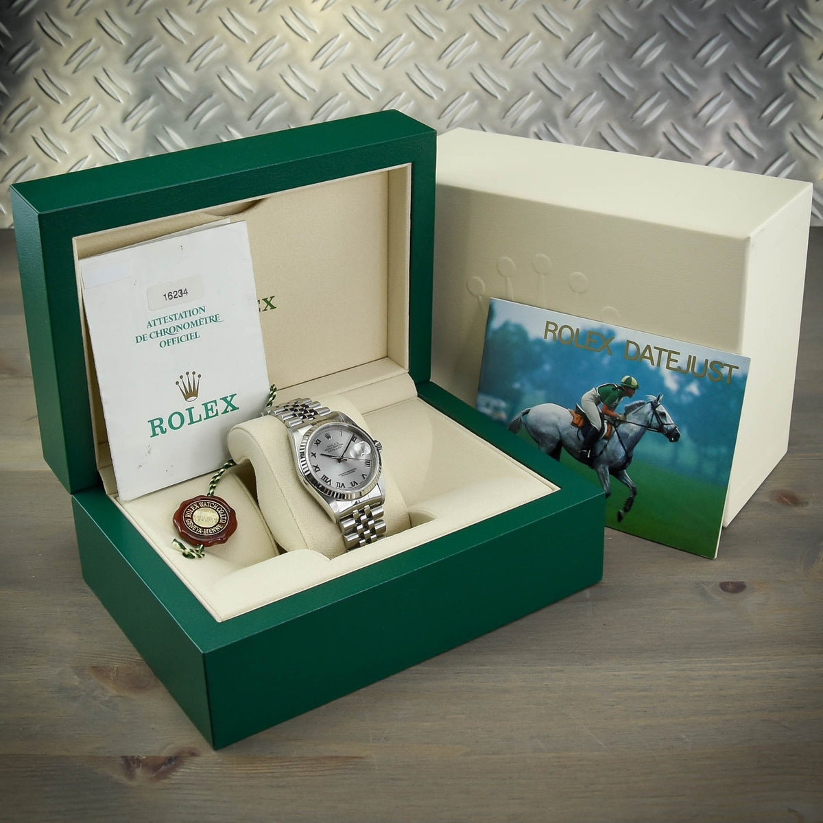 Datejust 16234 - Gents Watch - Silver Dial - 2002