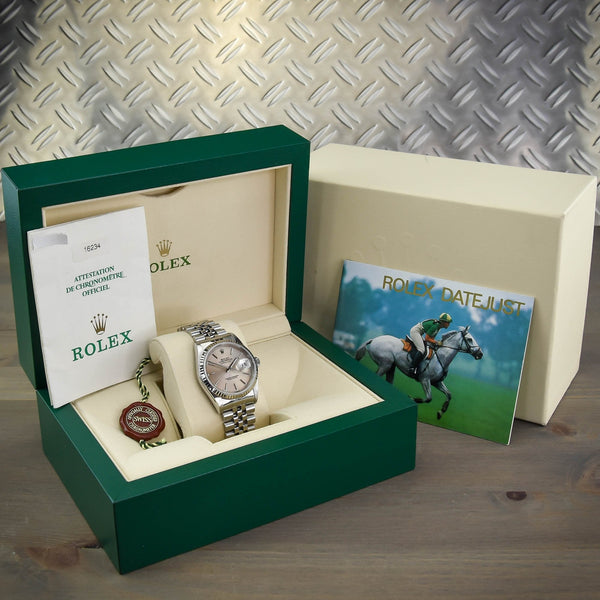 Datejust 16234 - Gents Watch - Silver Striped Dial - 1997