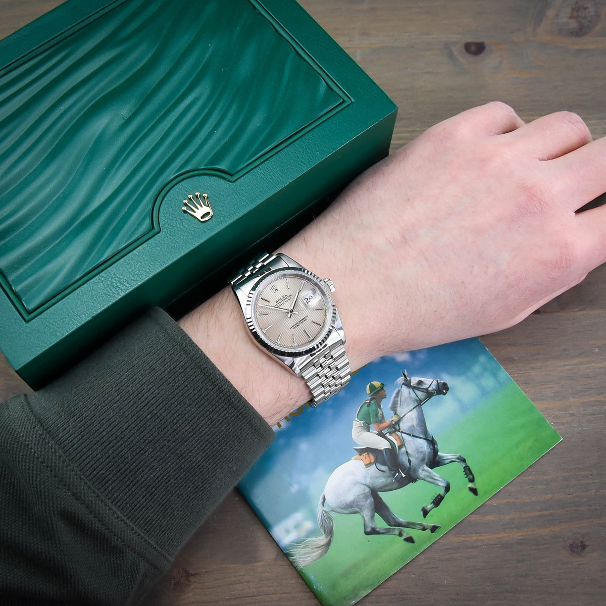 Datejust 16234 - Gents Watch - Silver Striped Dial - 1997