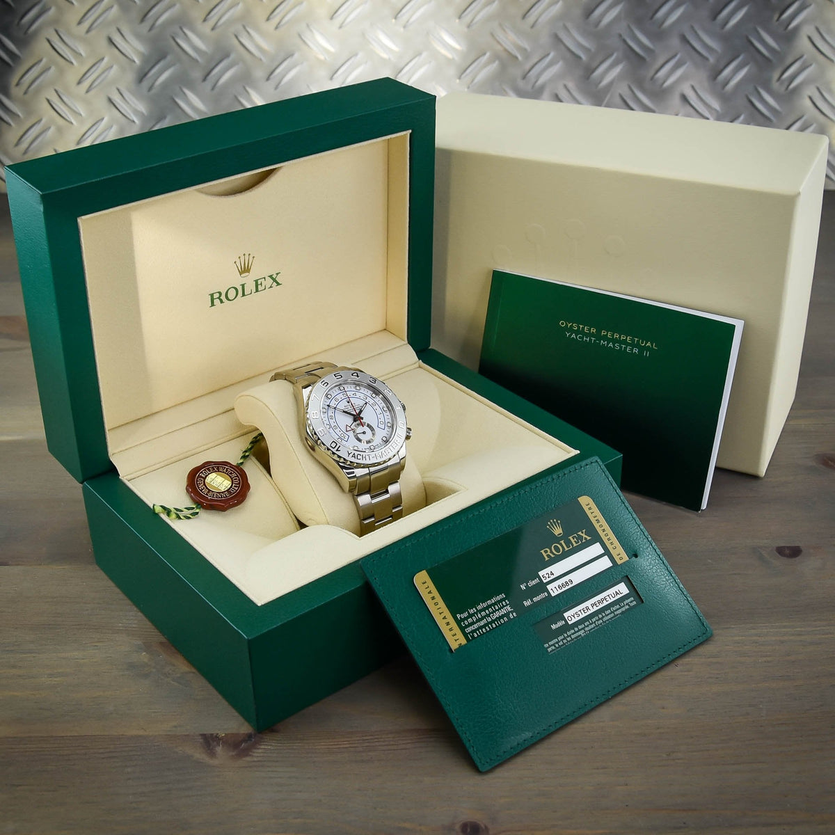 Yacht-Master II 116689 - Platinum & White Gold Watch - 2011