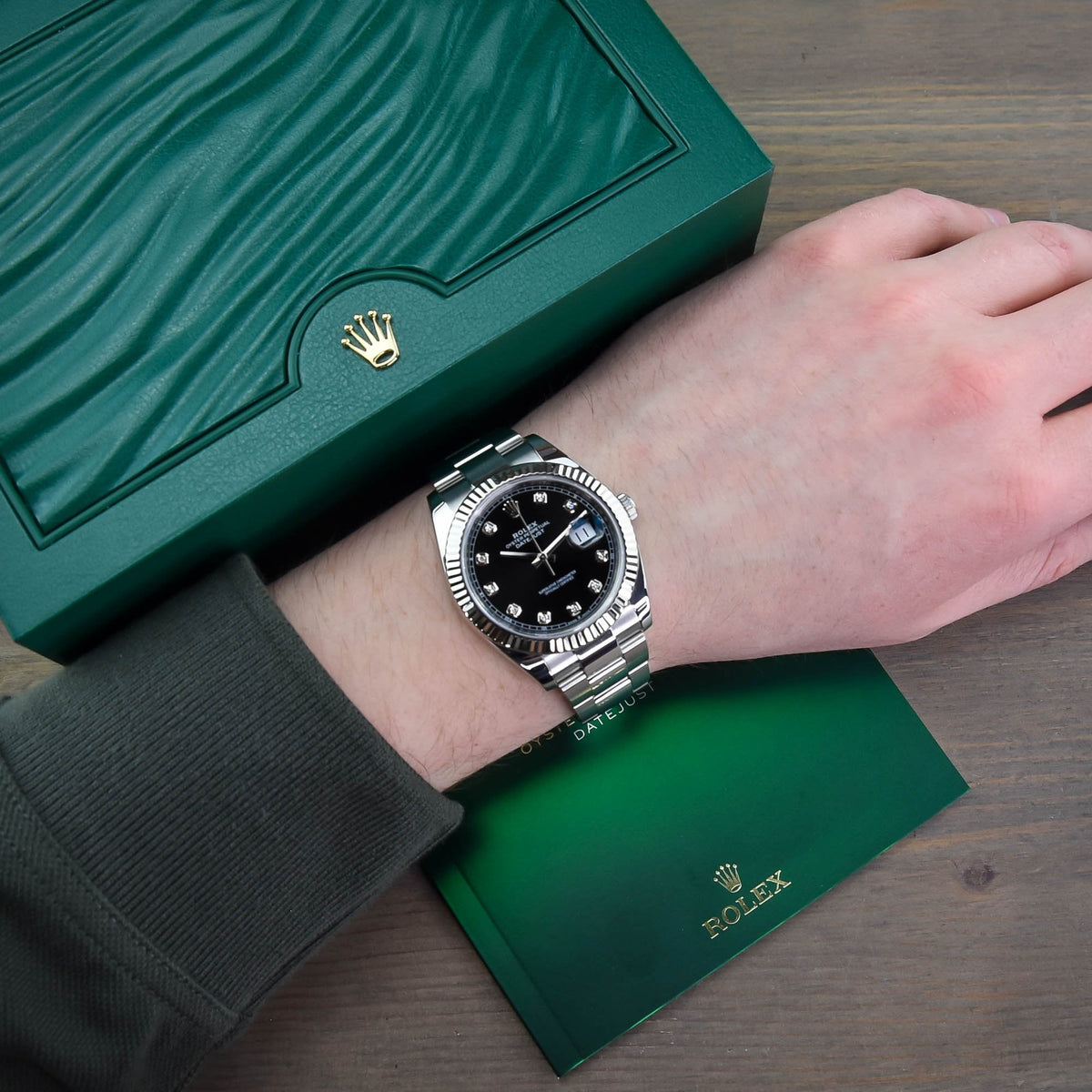 Datejust 41 126334 - Gents Watch - Black Dial - 2019