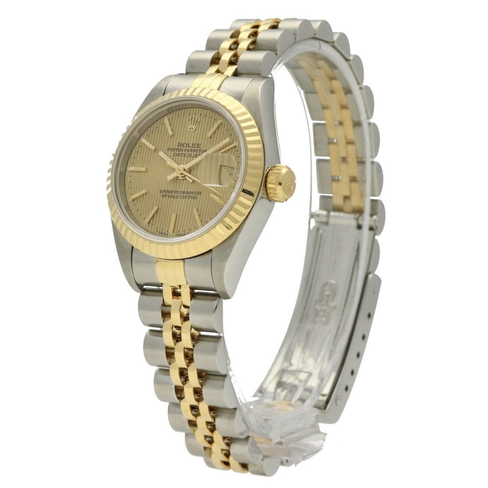 Datejust  69173 - Ladies Watch - Striped Champagne Dial - 1996