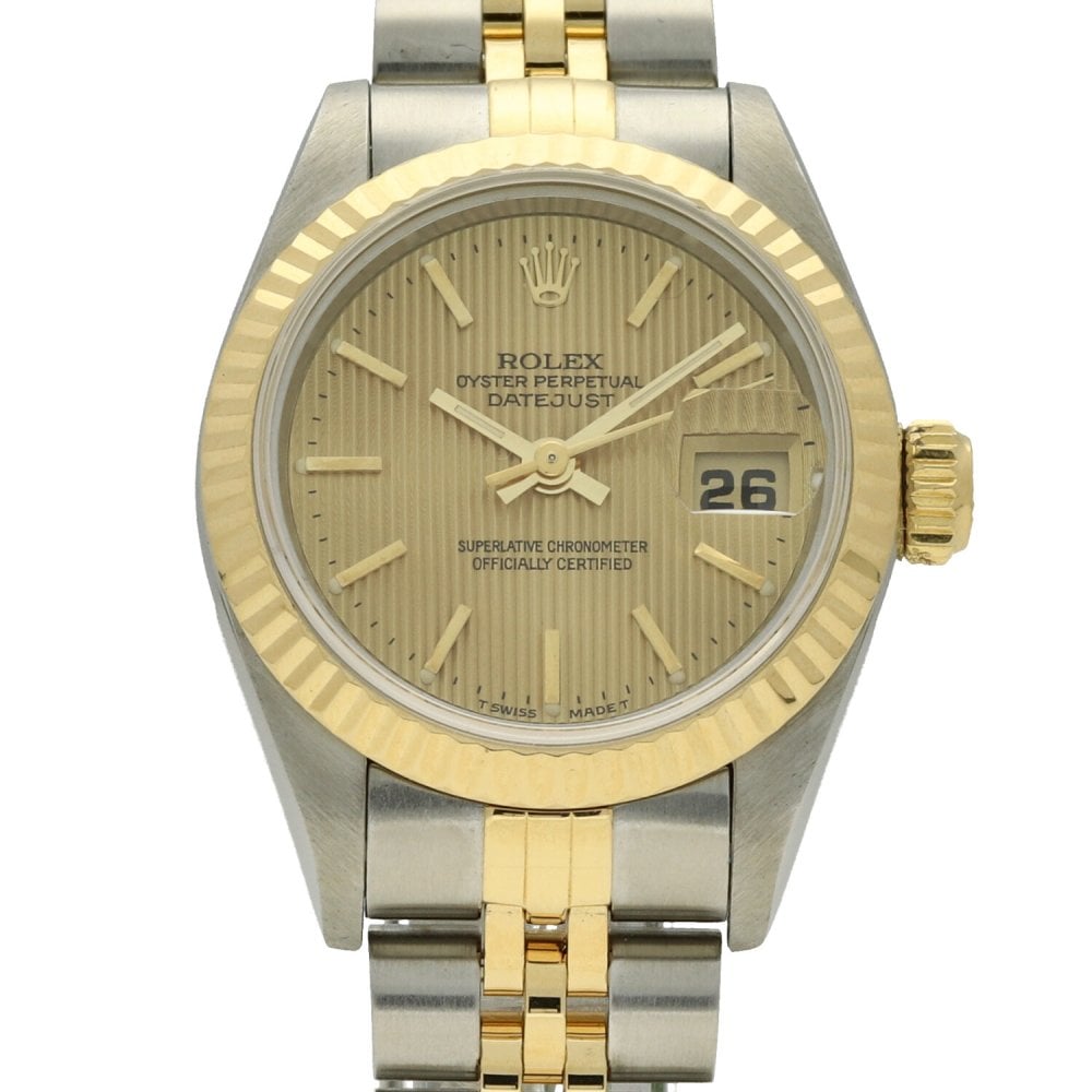 Datejust  69173 - Ladies Watch - Striped Champagne Dial - 1996