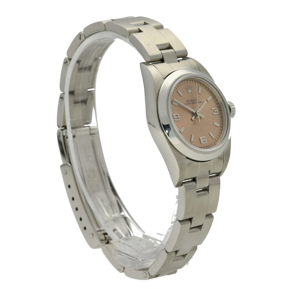 Oyster Perpetual 76080 - Ladies Watch - Copper Dial - 2000