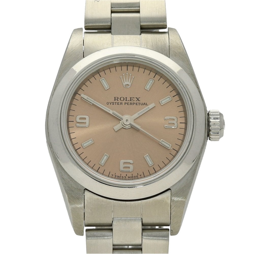 Oyster Perpetual 76080 - Ladies Watch - Copper Dial - 2000