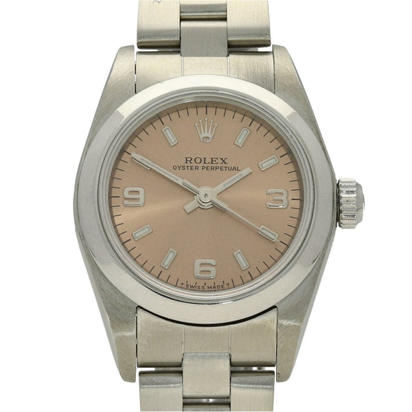 Oyster Perpetual 76080 - Ladies Watch - Copper Dial - 2000