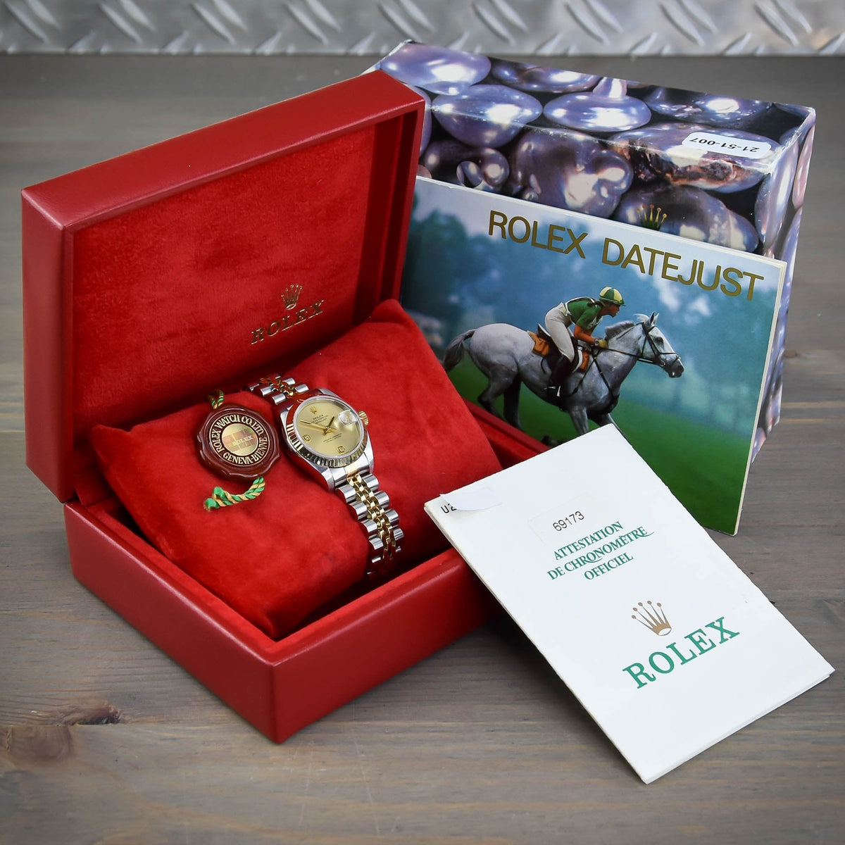 Datejust 69173 - Ladies Watch - Diamond Numeral Dial - 1998