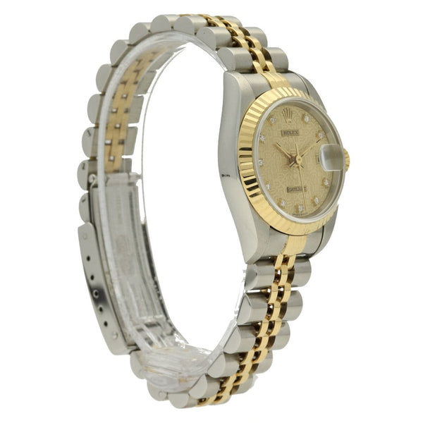 Datejust 69173 - Ladies Watch - Striped Champagne Dial - 1995
