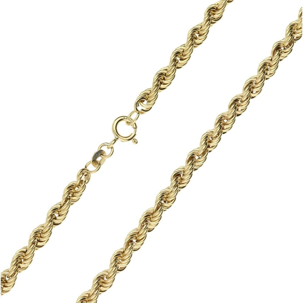 9ct Yellow Gold Rope Chain 17.2g 24