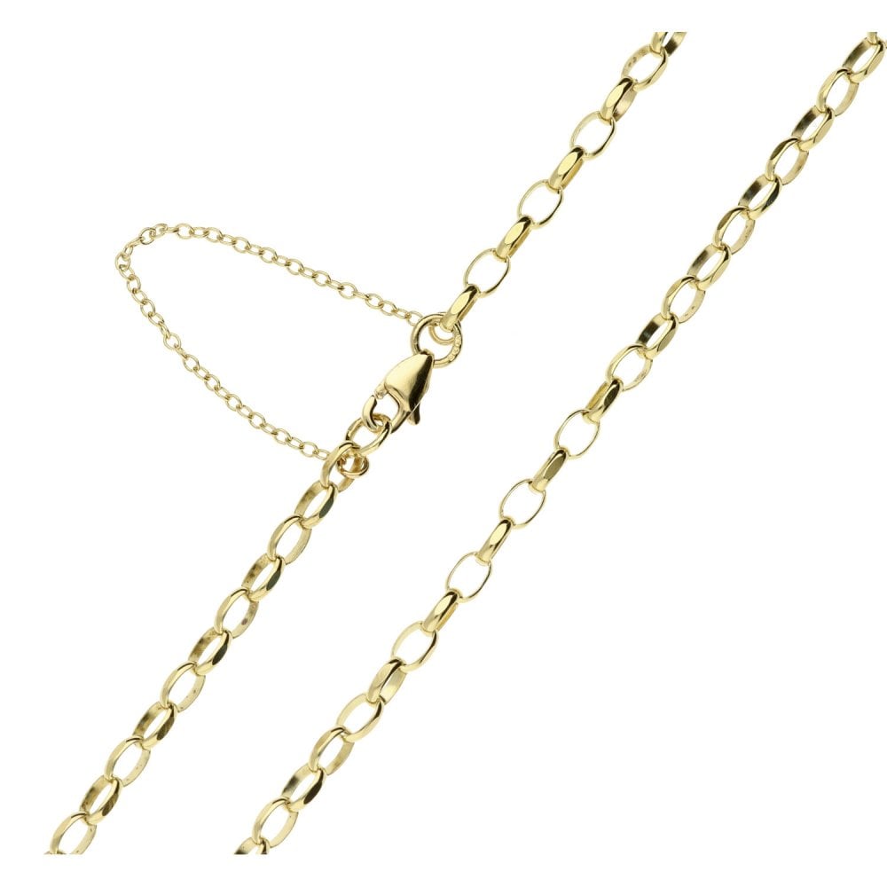 9ct Yellow Gold Belcher Chain 9.5g 22