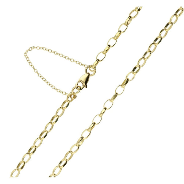 9ct Yellow Gold Belcher Chain 9.5g 22
