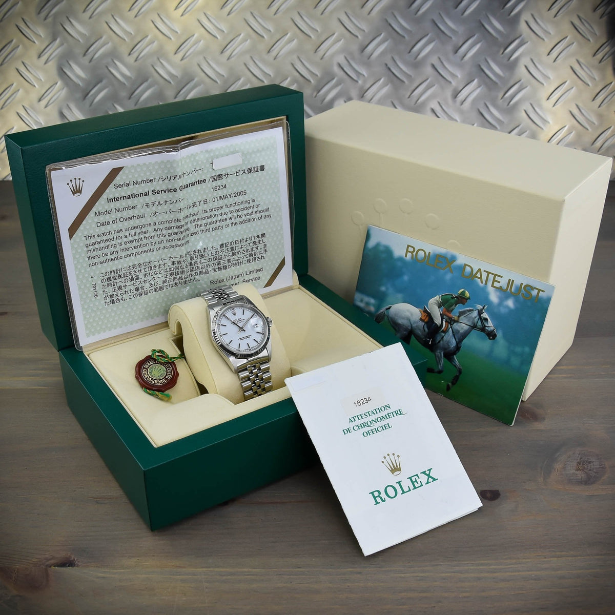 Datejust 16234 - Gents Watch - White Dial - 1997