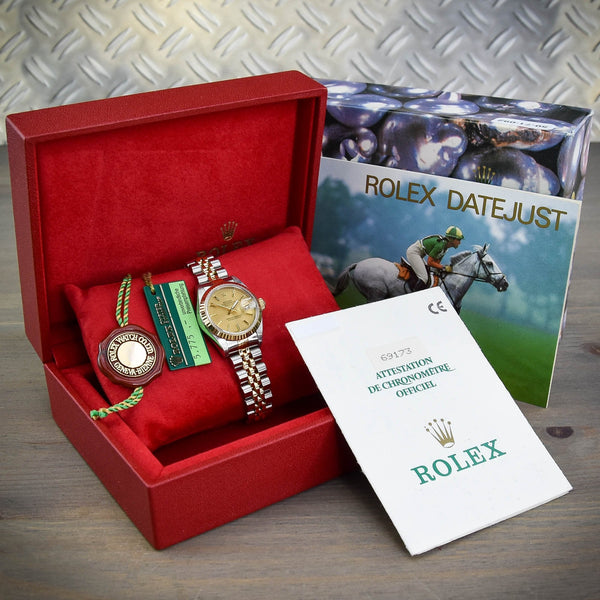 Datejust  69173 - Ladies Watch - Striped Champagne Dial - 1996