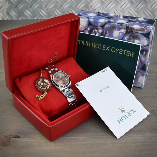 Oyster Perpetual 77080 - Midsize Watch - Copper Dial - 2005