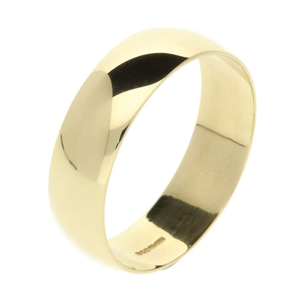 9ct Yellow Gold Wedding Ring 5.0g