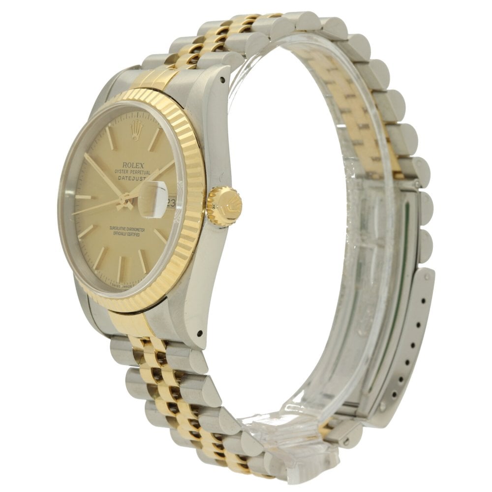 Datejust 16233 - Gents Watch - Baton Dial - 1990
