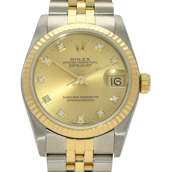 Datejust 68273 - Midsize Watch - Diamond Dial - 1993