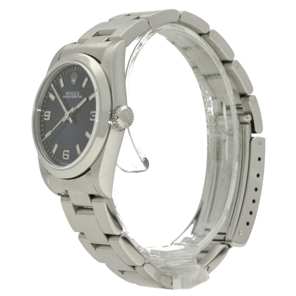 Oyster Perpetual 77080 - Midsize Watch - Blue Dial - 2001