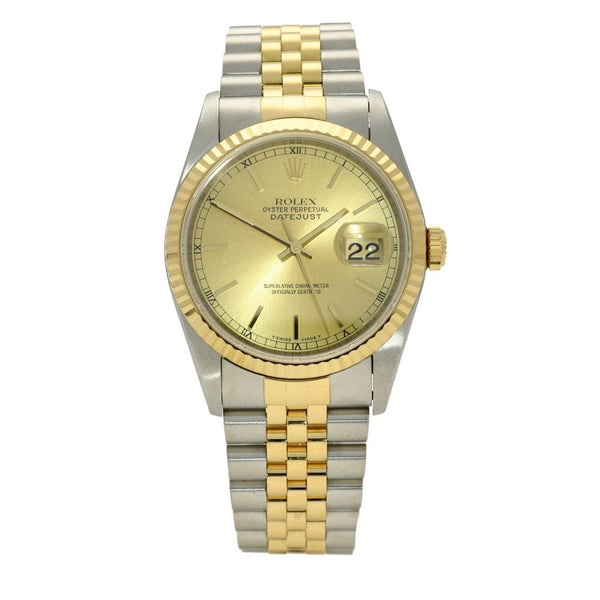 Datejust 16233 - Gents Watch - Baton Dial - 2000