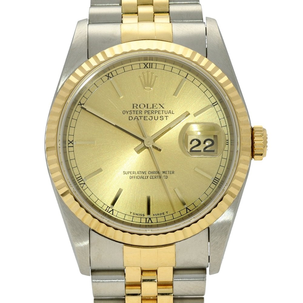 Datejust 16233 - Gents Watch - Baton Dial - 2000