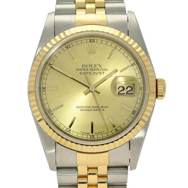 Datejust 16233 - Gents Watch - Baton Dial - 2000
