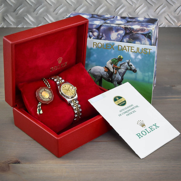 Datejust 69173 - Ladies Watch - Champagne Striped Dial - 1986