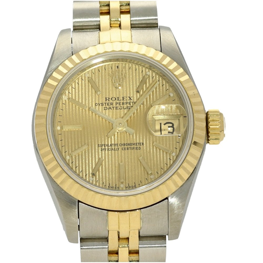Datejust 69173 - Ladies Watch - Champagne Striped Dial - 1986