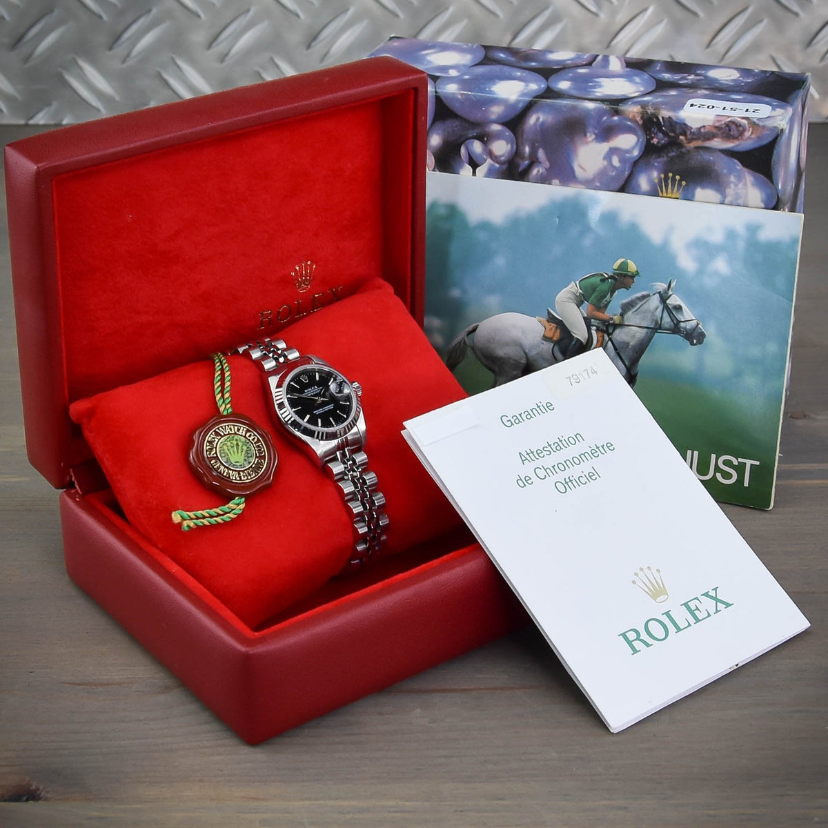 Datejust 79174 - Ladies Watch - Black Dial - 2003