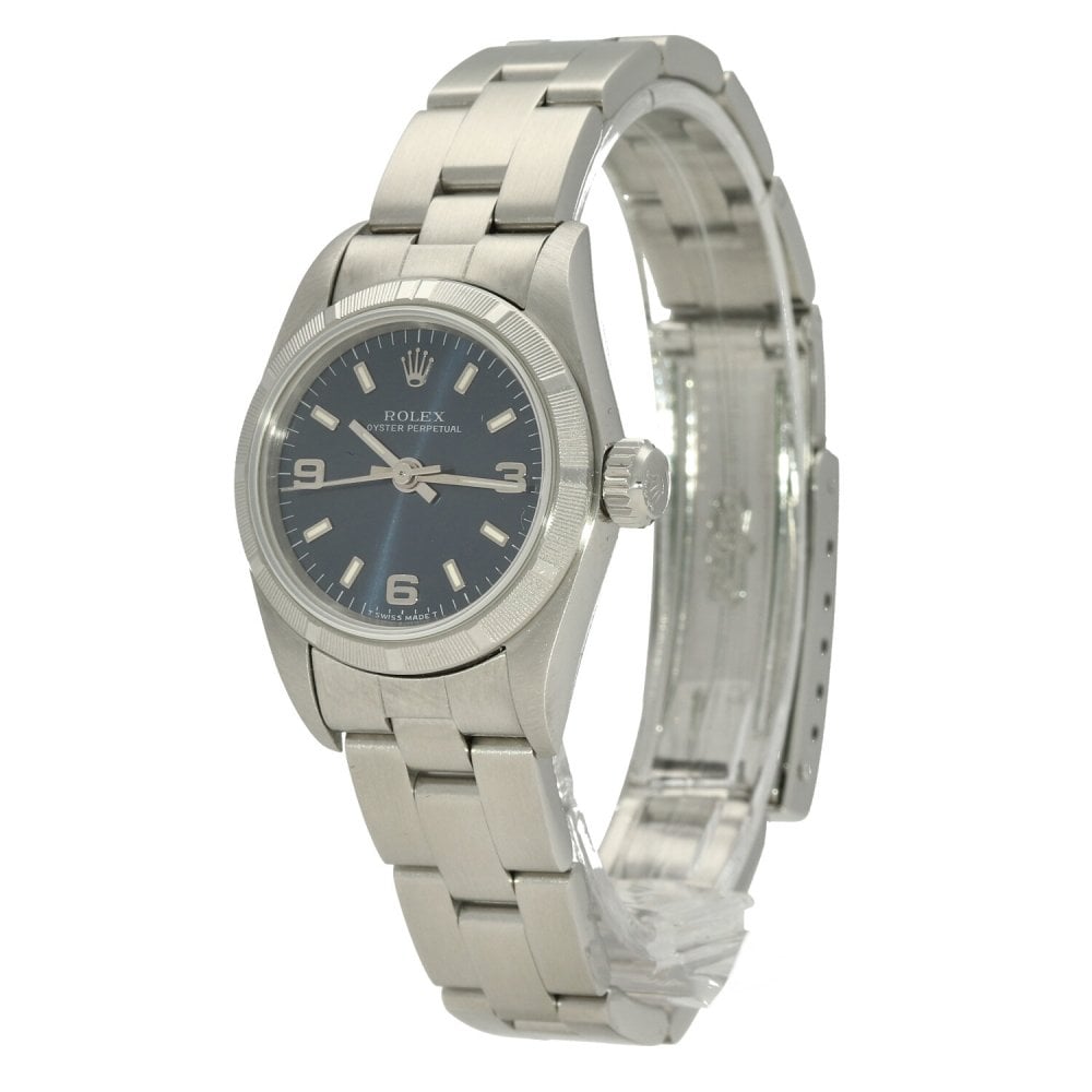 Oyster Perpetual 67230 - Ladies Watch - Blue Dial - 1996