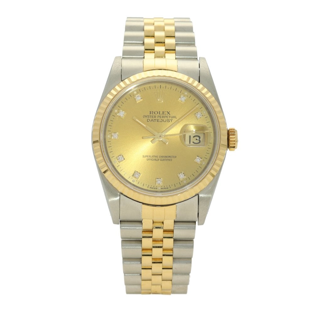 Datejust 16233 - Champagne Diamond Dial - 1994