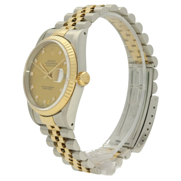 Datejust 16233 - Champagne Diamond Dial - 1994