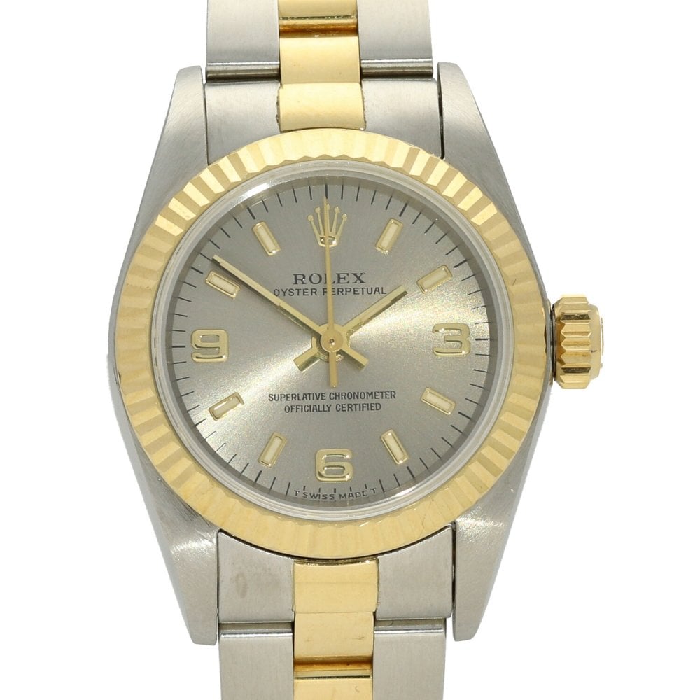Oyster Perpetual 67193 - Ladies Watch - Silver Dial - 1995
