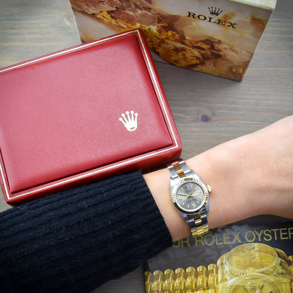 Oyster Perpetual 67193 - Ladies Watch - Silver Dial - 1995
