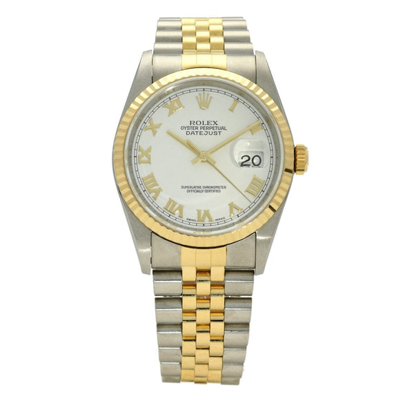 Datejust 16233 - Gents Watch - White Dial - 2004
