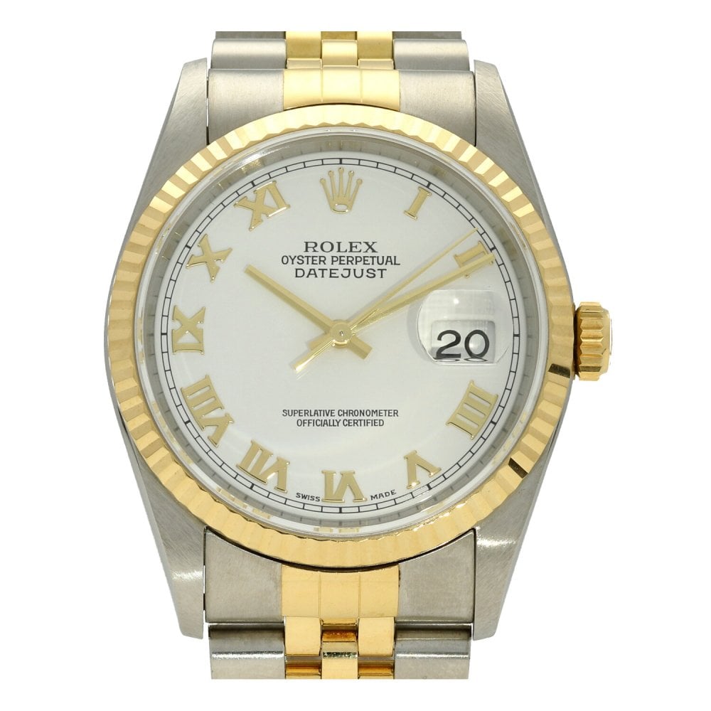 Datejust 16233 - Gents Watch - White Dial - 2004