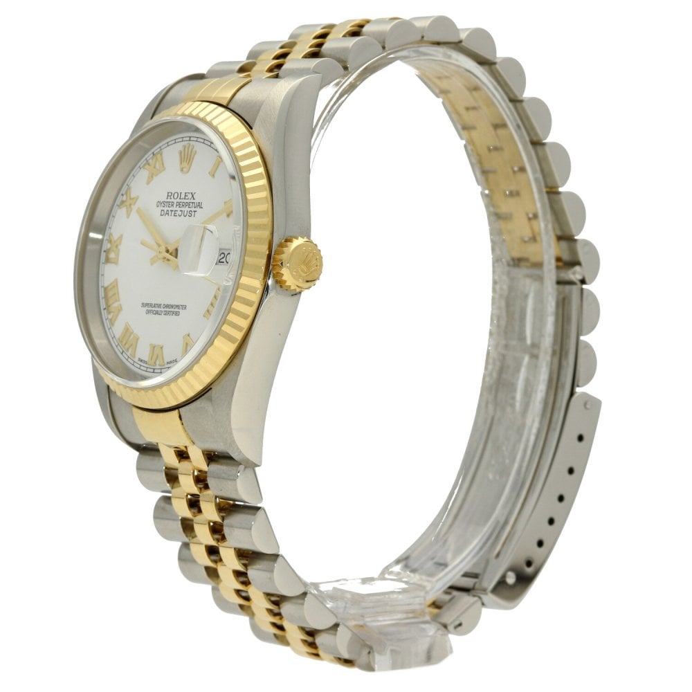 Datejust 16233 - Gents Watch - White Dial - 2004