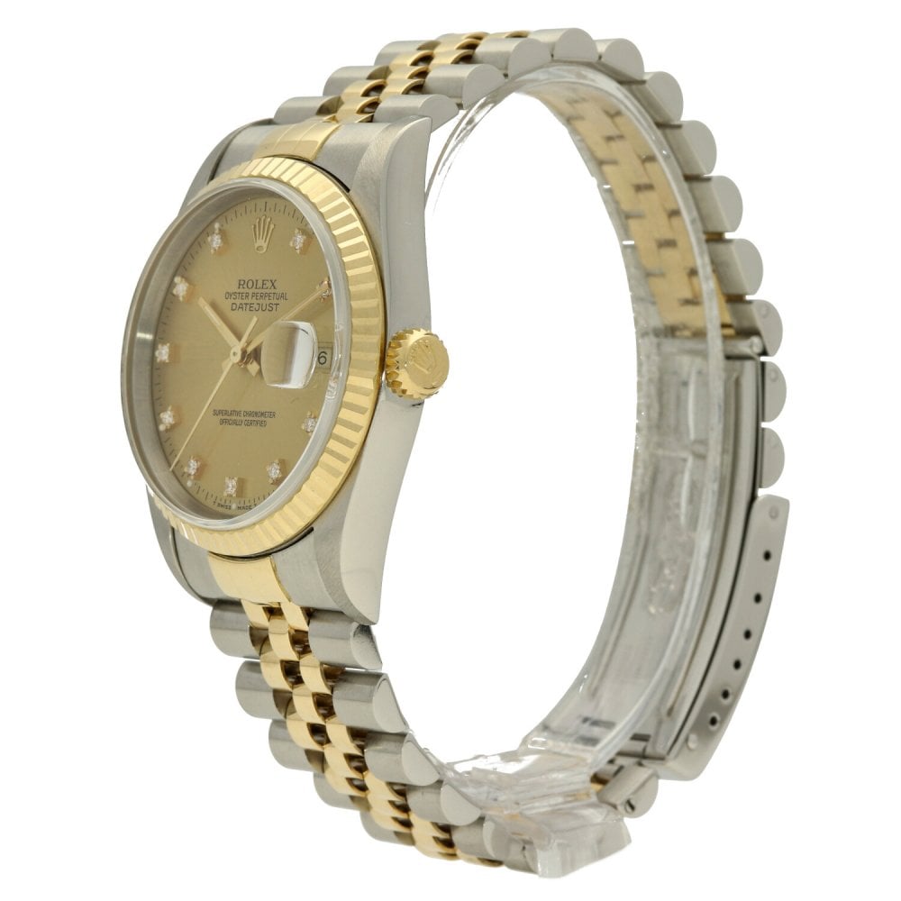Datejust 16233 - Champagne Diamond Dial - 1995