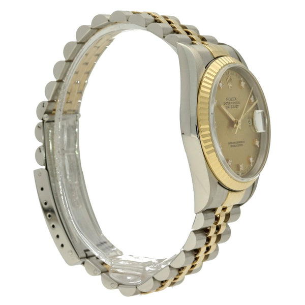 Datejust 16233 - Champagne Diamond Dial - 1995