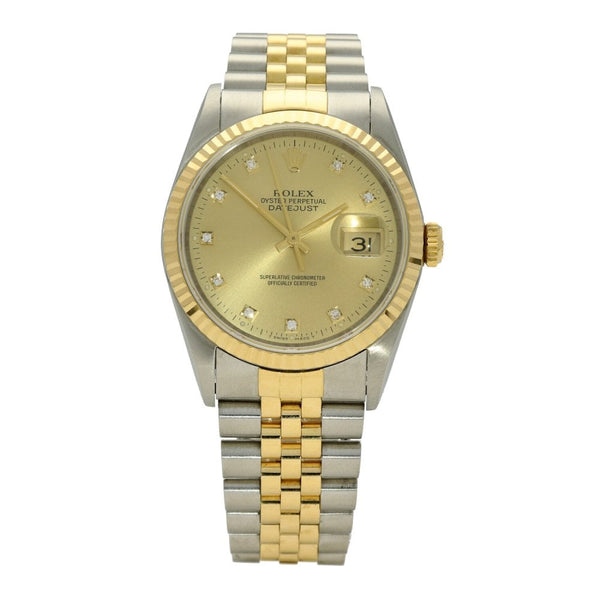 Datejust 16233 - Champagne Diamond Dial - 1991