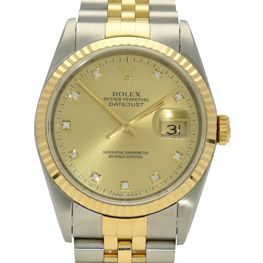 Datejust 16233 - Champagne Diamond Dial - 1991