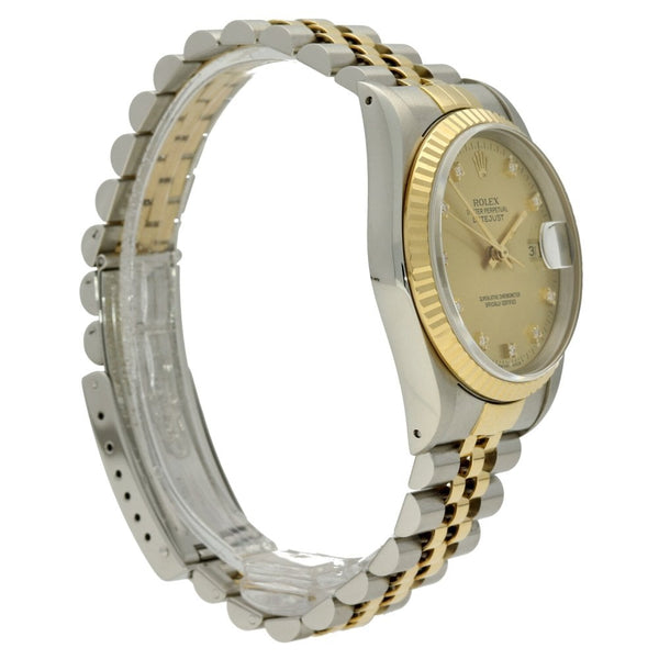 Datejust 16233 - Champagne Diamond Dial - 1991